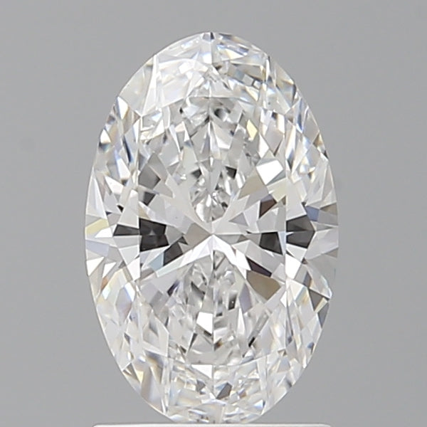 1.57 Carat Oval Shaped, Ideal Cut, D Color, VVS2 Clarity, IGI Certified Lab Grown Diamond