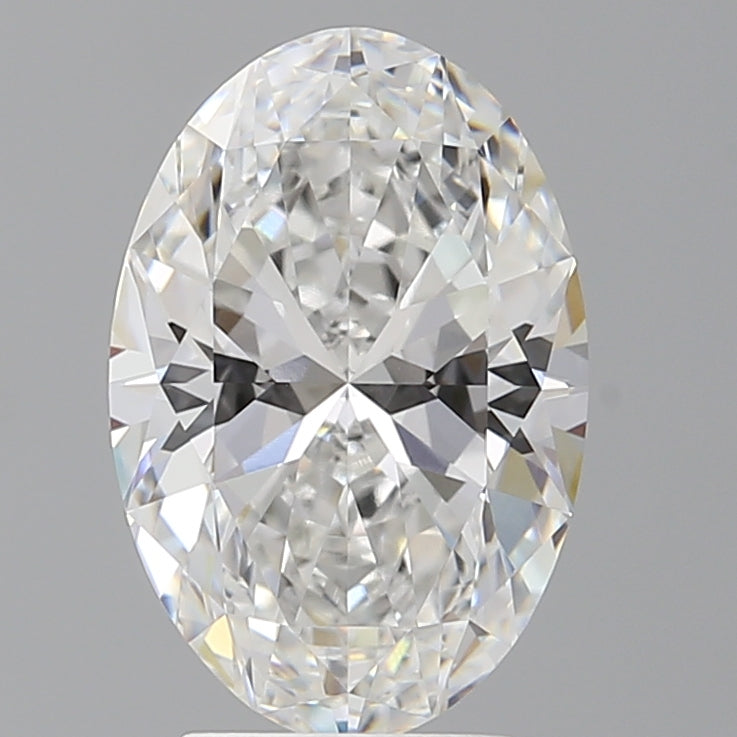 3.56 Carat Oval Shaped, Ideal Cut, E Color, VVS2 Clarity, IGI Certified Lab Grown Diamond