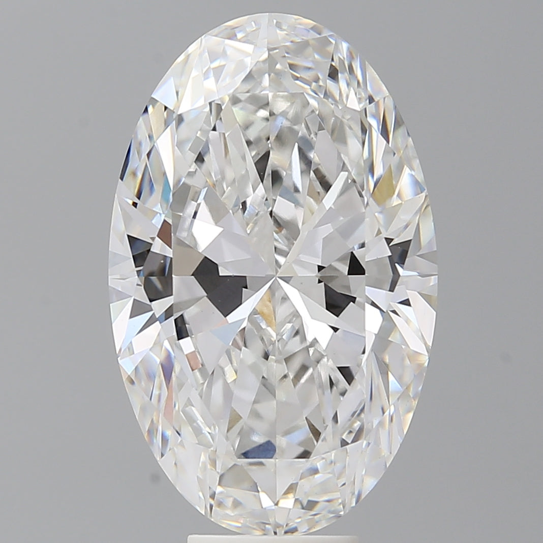 9.10 Carat Oval Shaped, Ideal Cut, E Color, VVS2 Clarity, IGI Certified Lab Grown Diamond
