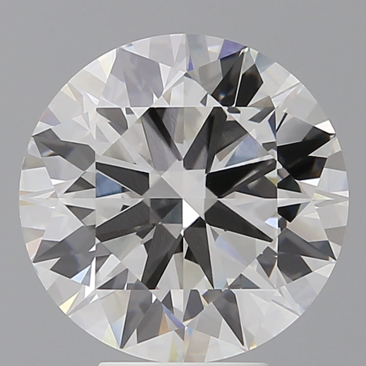 5.55 Carat Round Shaped, Ideal Cut, F Color, VVS2 Clarity, IGI Certified Lab Grown Diamond