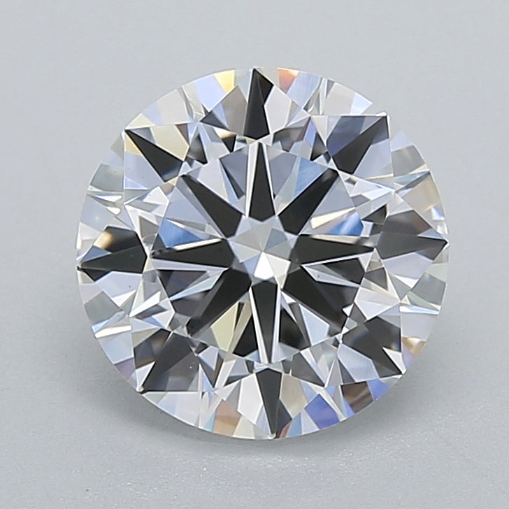 2.02 Carat Round Shaped, Very Good Cut, D Color, VS1 Clarity, IGI Certified Lab Grown Diamond