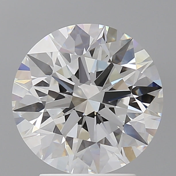 3.10 Carat Round Shaped, Ideal Cut, E Color, VVS2 Clarity, IGI Certified Lab Grown Diamond