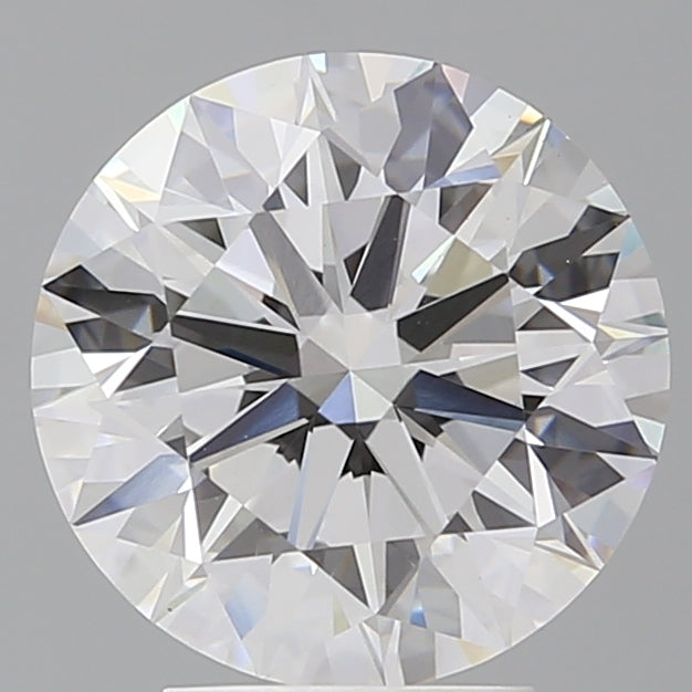 4.04 Carat Round Shaped, Ideal Cut, E Color, VVS2 Clarity, IGI Certified Lab Grown Diamond