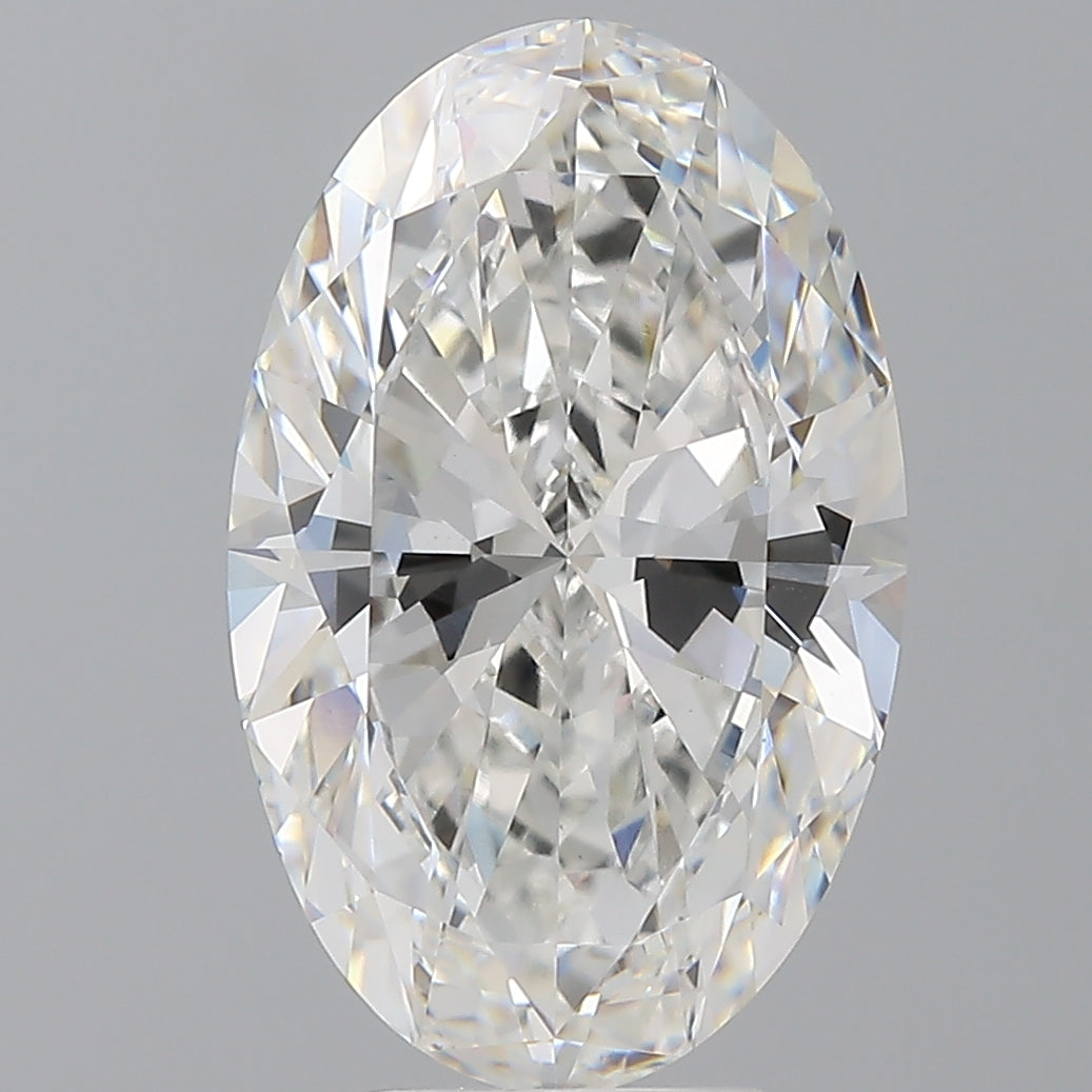 5.59 Carat Oval Shaped, Ideal Cut, F Color, VVS2 Clarity, IGI Certified Lab Grown Diamond