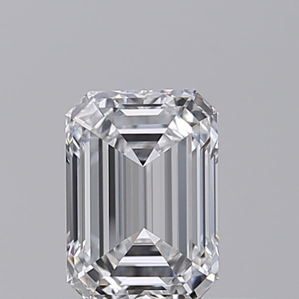 0.50 Carat Emerald Shaped, Ideal Cut, D Color, VVS1 Clarity, GIA Certified Lab Grown Diamond