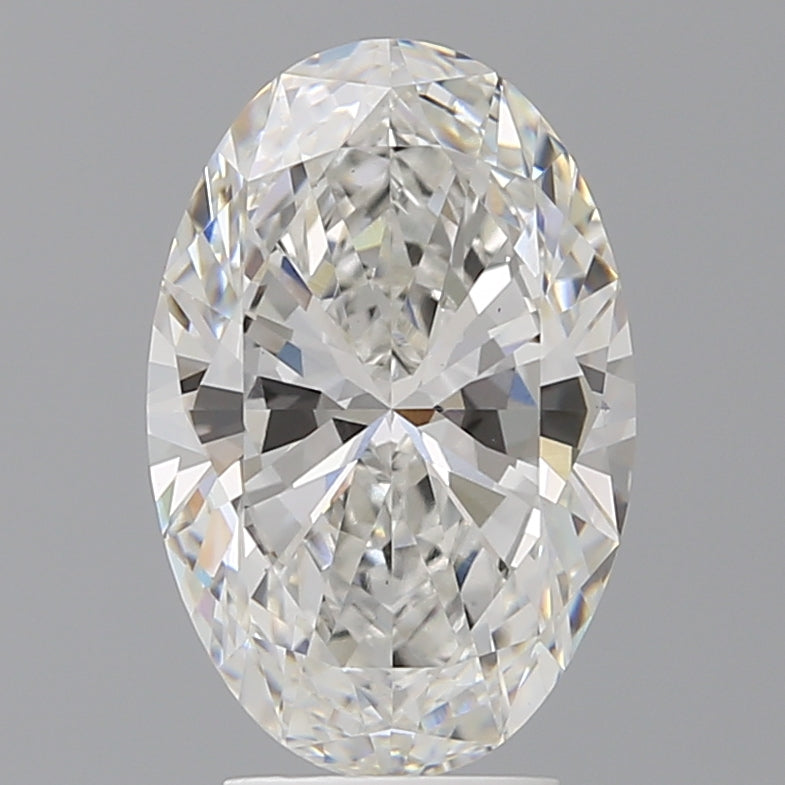 4.03 Carat Oval Shaped, Ideal Cut, F Color, VVS2 Clarity, IGI Certified Lab Grown Diamond