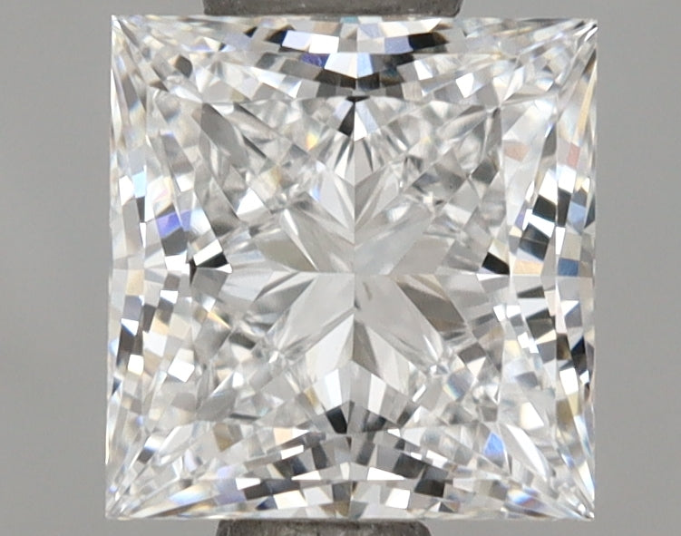 1.19 Carat Princess Shaped, Ideal Cut, D Color, VVS2 Clarity, IGI Certified Lab Grown Diamond