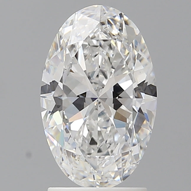 2.10 Carat Oval Shaped, Ideal Cut, D Color, VS1 Clarity, IGI Certified Lab Grown Diamond