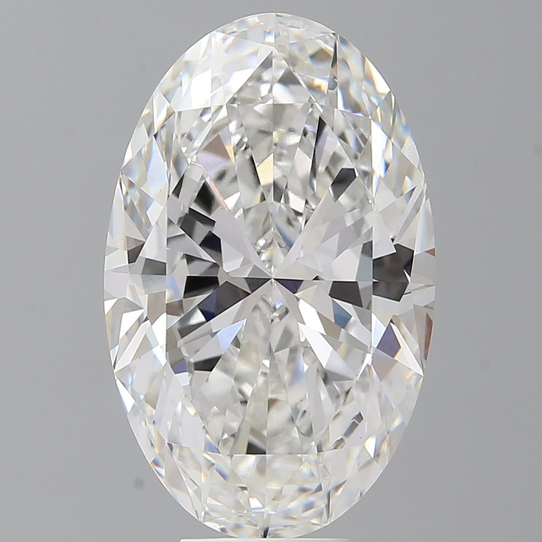 9.57 Carat Oval Shaped, Ideal Cut, E Color, VVS2 Clarity, IGI Certified Lab Grown Diamond