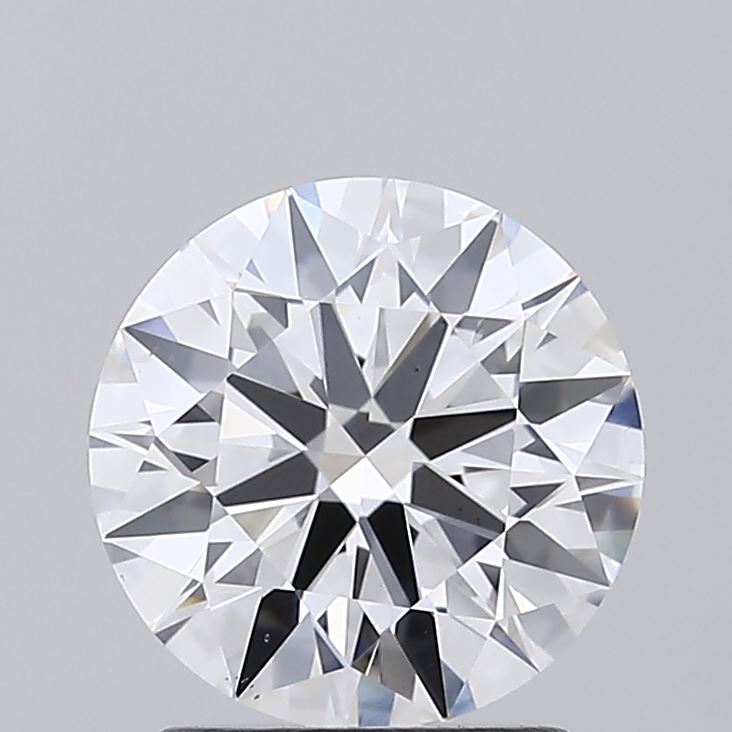 1.54 Carat Round Shaped, Ideal Cut, D Color, VS2 Clarity, IGI Certified Lab Grown Diamond