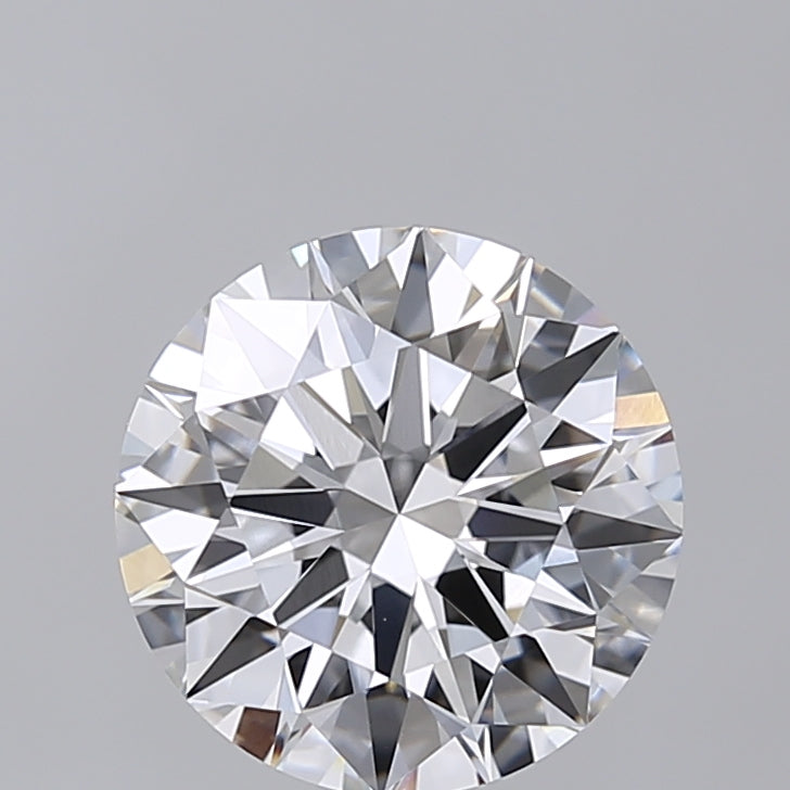 3.02 Carat Round Shaped, Excellent Cut, E Color, VVS2 Clarity, IGI Certified Lab Grown Diamond
