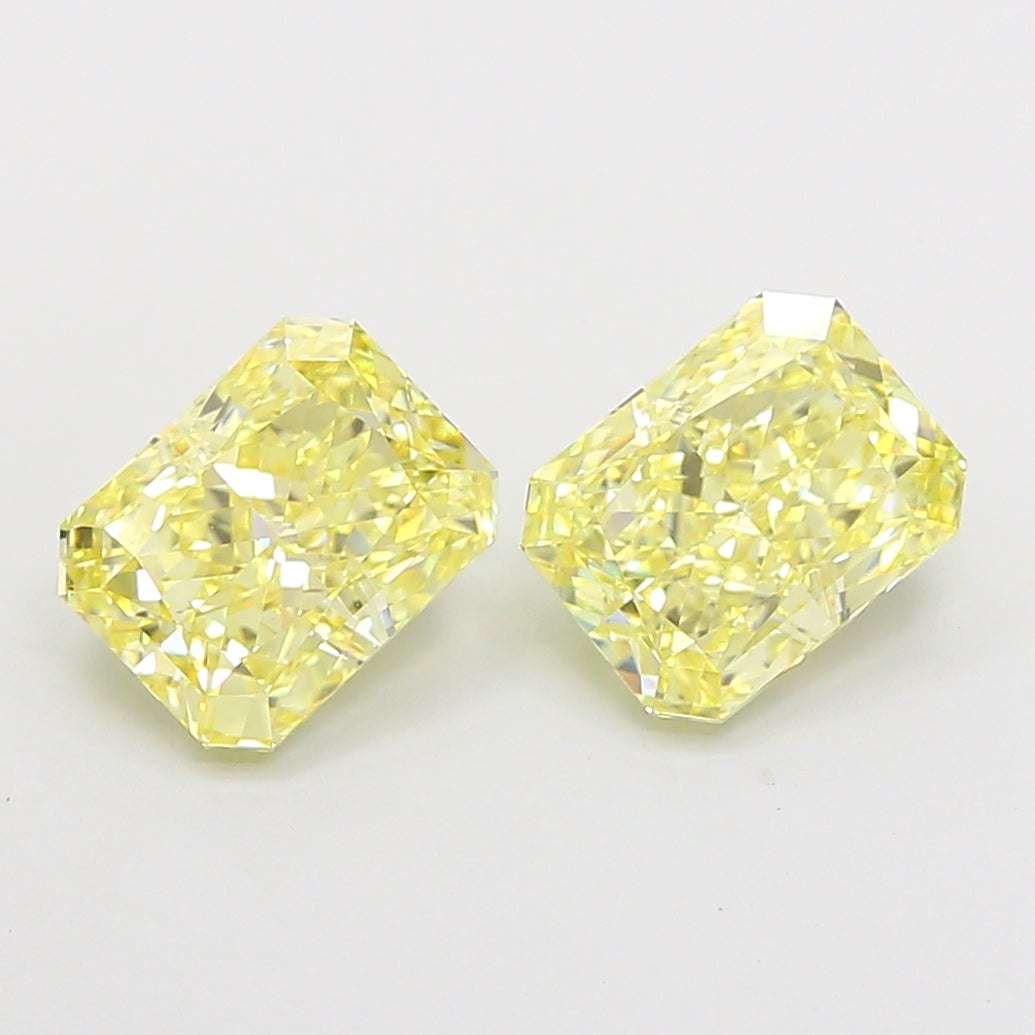 1.52 Carat Radiant Shaped, Ideal Cut, VVS2 Clarity, IGI Certified Lab Grown Diamond