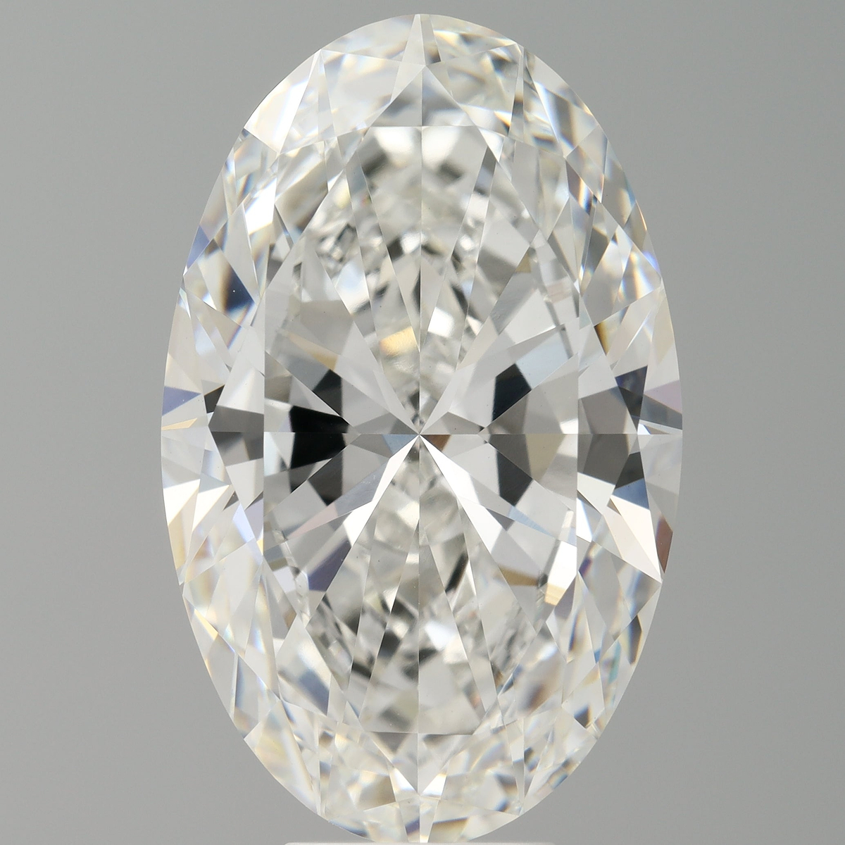 9.10 Carat Oval Shaped, Ideal Cut, F Color, VVS2 Clarity, IGI Certified Lab Grown Diamond