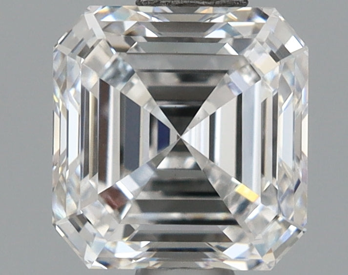 1.05 Carat Asscher Shaped, Ideal Cut, D Color, VS1 Clarity, IGI Certified Lab Grown Diamond