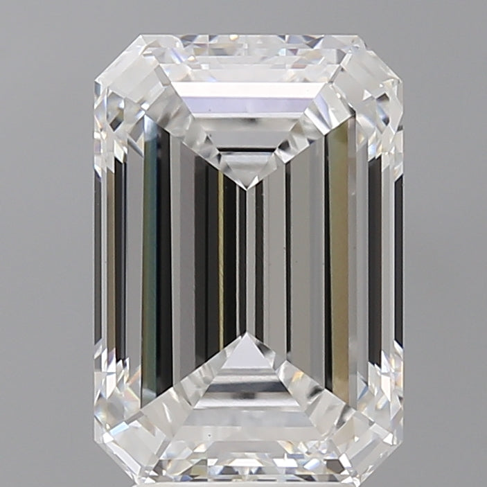 4.59 Carat Emerald Shaped, Excellent Cut, E Color, VS1 Clarity, IGI Certified Lab Grown Diamond