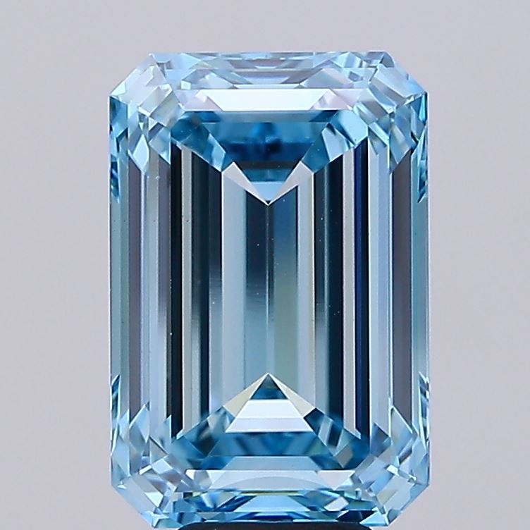 8.05 Carat Emerald Shaped, Ideal Cut, VS1 Clarity, IGI Certified Lab Grown Diamond