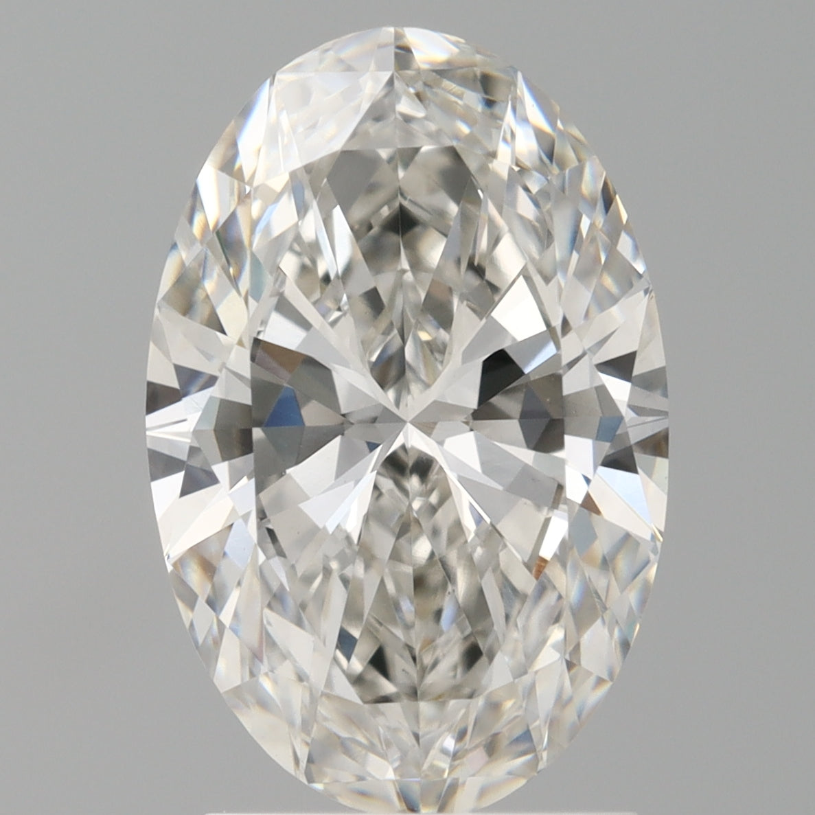2.09 Carat Oval Shaped, Ideal Cut, F Color, VS1 Clarity, IGI Certified Lab Grown Diamond