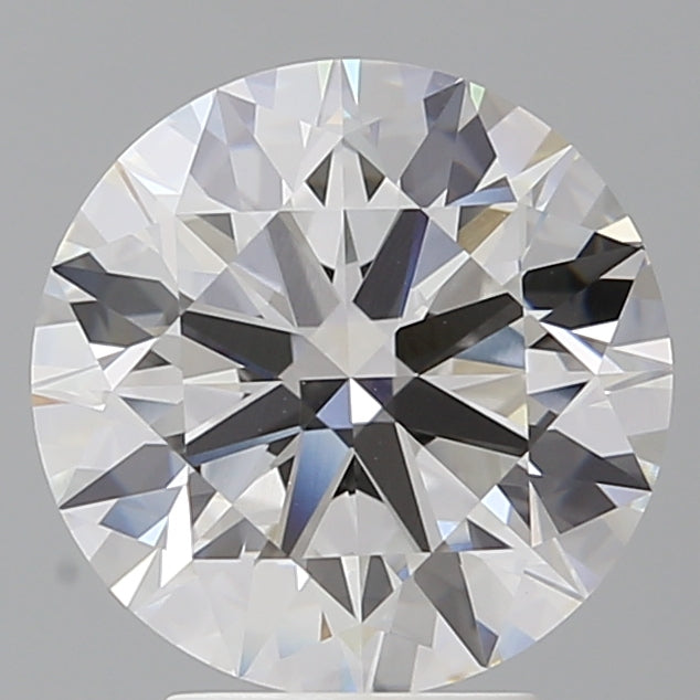 4.06 Carat Round Shaped, Ideal Cut, F Color, VVS2 Clarity, IGI Certified Lab Grown Diamond