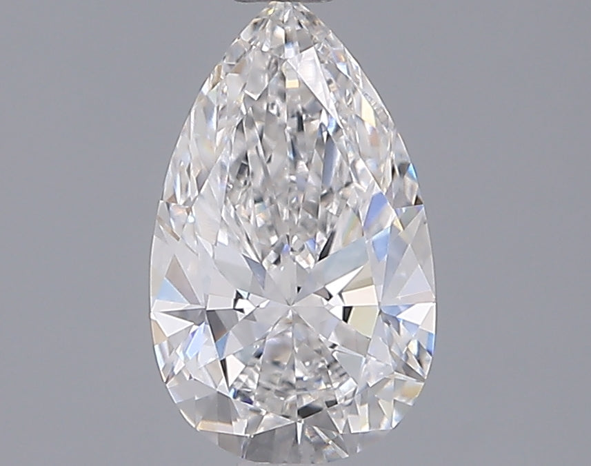 1.30 Carat Pear Shaped, Ideal Cut, E Color, VVS2 Clarity, IGI Certified Lab Grown Diamond