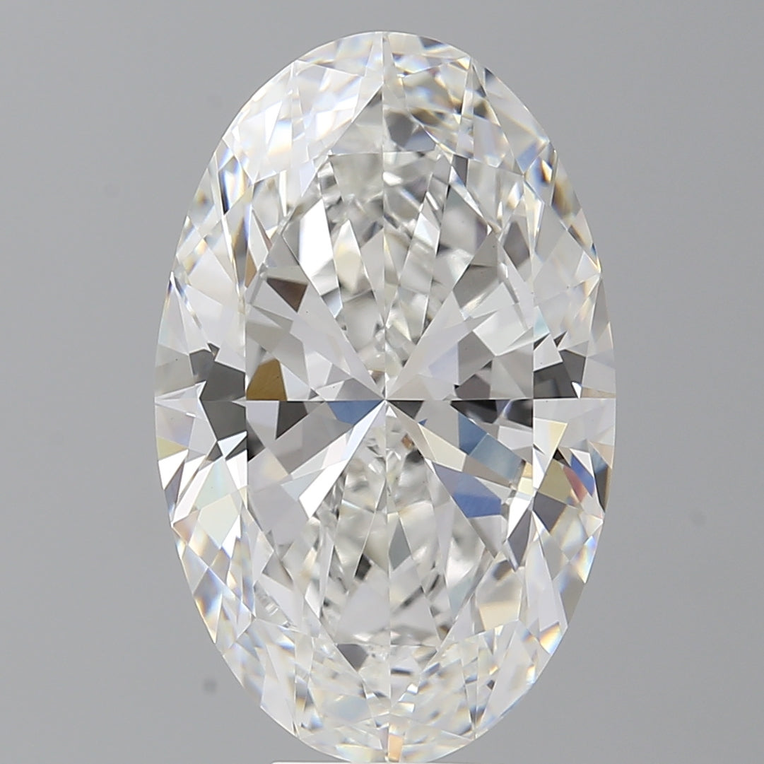9.06 Carat Oval Shaped, Ideal Cut, E Color, VVS2 Clarity, IGI Certified Lab Grown Diamond