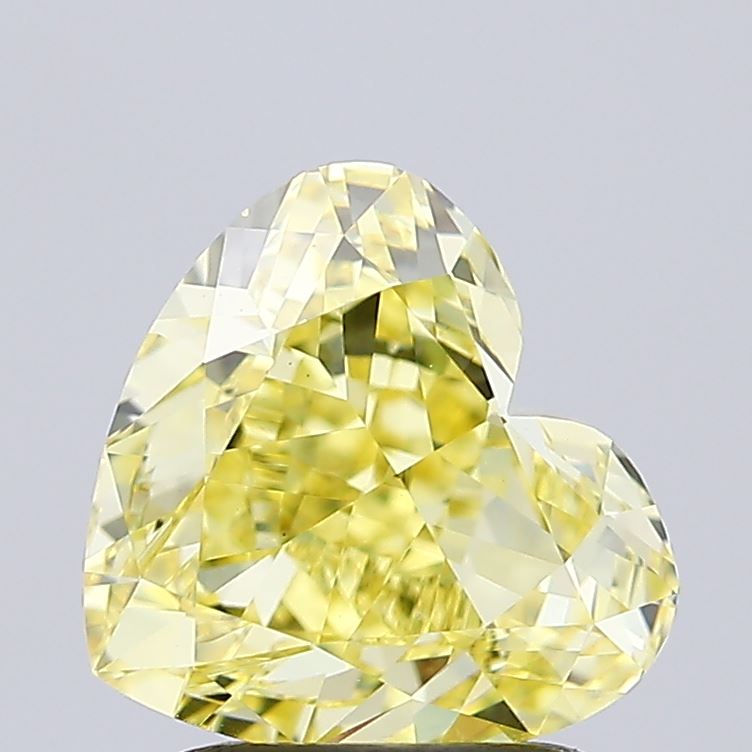 2.06 Carat Heart Shaped, Ideal Cut, VVS2 Clarity, IGI Certified Lab Grown Diamond