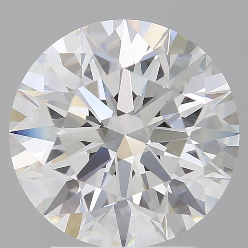 3.09 Carat Round Shaped, Ideal Cut, E Color, VS1 Clarity, IGI Certified Lab Grown Diamond