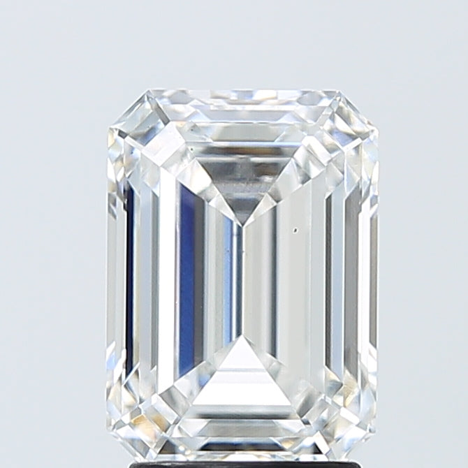 3.03 Carat Emerald Shaped, Ideal Cut, E Color, VS1 Clarity, IGI Certified Lab Grown Diamond