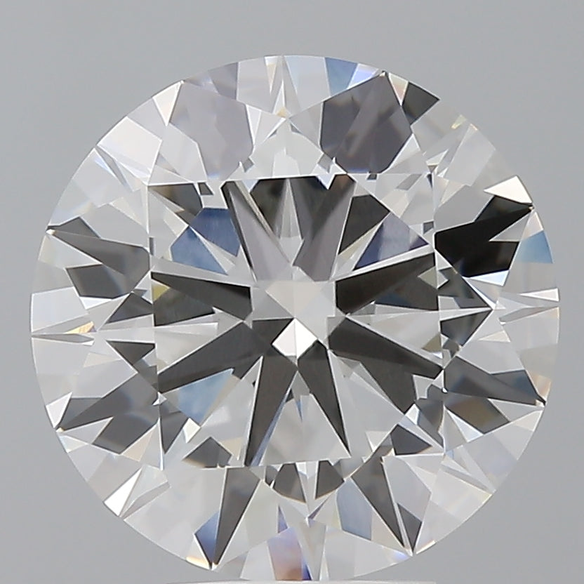 5.54 Carat Round Shaped, Ideal Cut, E Color, VVS2 Clarity, IGI Certified Lab Grown Diamond