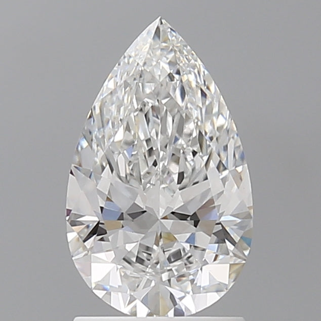 1.60 Carat Pear Shaped, Ideal Cut, E Color, VVS2 Clarity, IGI Certified Lab Grown Diamond