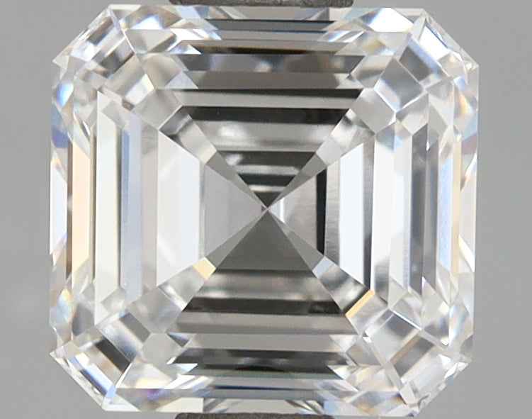 2.02 Carat Asscher Shaped, Ideal Cut, E Color, VVS1 Clarity, IGI Certified Lab Grown Diamond