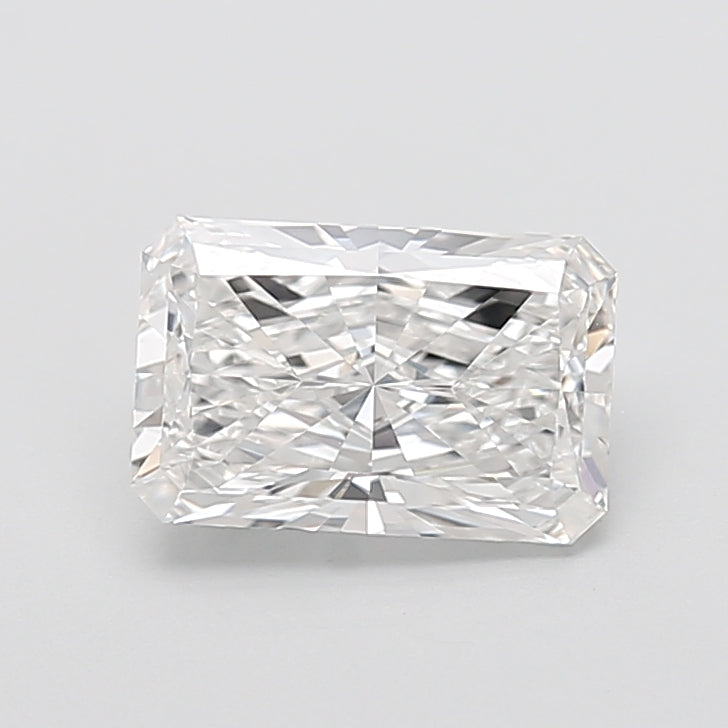 2.40 Carat Radiant Shaped, Very Good Cut, E Color, VVS2 Clarity, IGI Certified Lab Grown Diamond