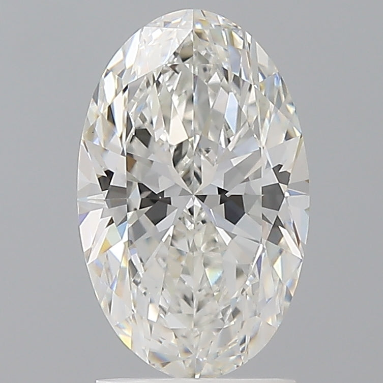 2.10 Carat Oval Shaped, Ideal Cut, F Color, VVS2 Clarity, IGI Certified Lab Grown Diamond
