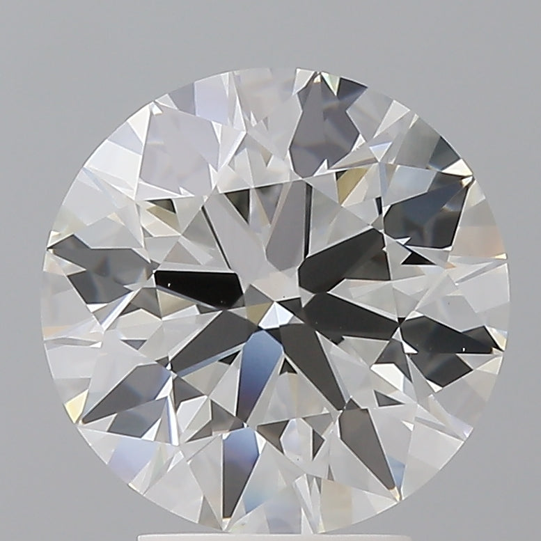 4.01 Carat Round Shaped, Ideal Cut, F Color, VVS2 Clarity, IGI Certified Lab Grown Diamond