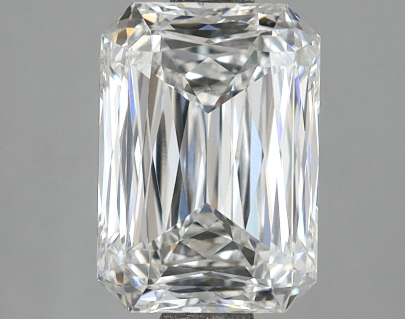 2.02 Carat Radiant Shaped, Excellent Cut, F Color, VVS2 Clarity, IGI Certified Lab Grown Diamond
