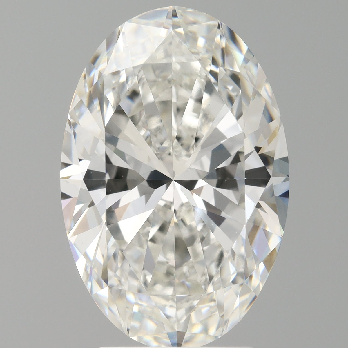 4.06 Carat Oval Shaped, Ideal Cut, F Color, VVS2 Clarity, IGI Certified Lab Grown Diamond