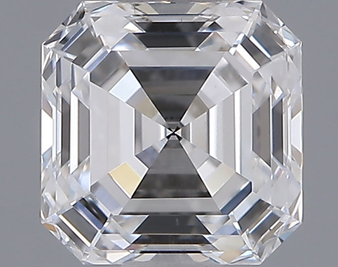 1.00 Carat Asscher Shaped, Ideal Cut, D Color, VVS2 Clarity, IGI Certified Lab Grown Diamond
