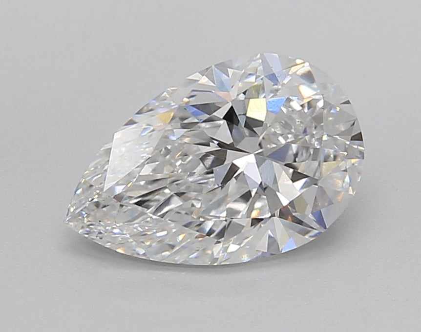 1.51 Carat Pear Shaped, Excellent Cut, D Color, VS1 Clarity, IGI Certified Lab Grown Diamond