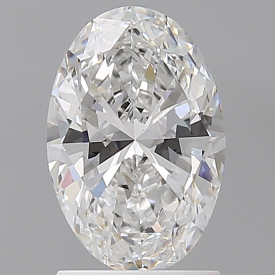 1.59 Carat Oval Shaped, Ideal Cut, D Color, VVS2 Clarity, IGI Certified Lab Grown Diamond