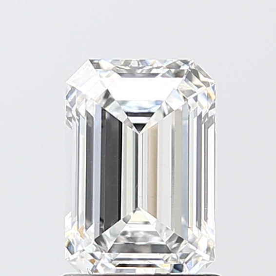 1.60 Carat Emerald Shaped, Ideal Cut, E Color, VS1 Clarity, IGI Certified Lab Grown Diamond