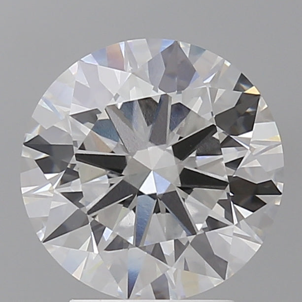 3.10 Carat Round Shaped, Ideal Cut, E Color, VVS2 Clarity, IGI Certified Lab Grown Diamond