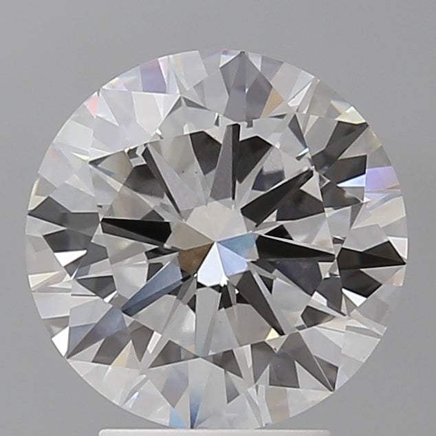 3.50 Carat Round Shaped, Excellent Cut, E Color, VVS2 Clarity, IGI Certified Lab Grown Diamond