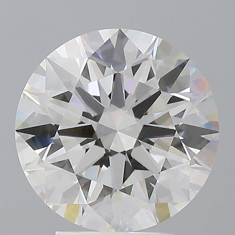 4.07 Carat Round Shaped, Ideal Cut, E Color, VVS2 Clarity, IGI Certified Lab Grown Diamond