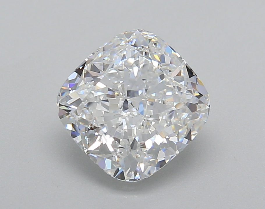 2.02 Carat Cushion Shaped, Very Good Cut, D Color, VVS2 Clarity, IGI Certified Lab Grown Diamond