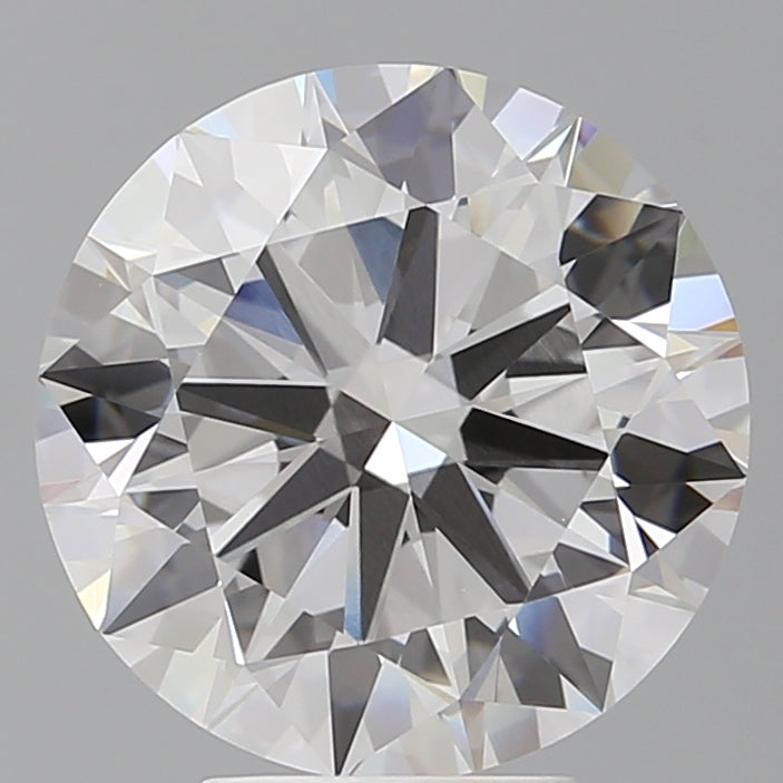 5.51 Carat Round Shaped, Excellent Cut, F Color, VVS2 Clarity, IGI Certified Lab Grown Diamond