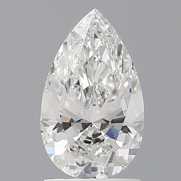 1.56 Carat Pear Shaped, Ideal Cut, E Color, VVS2 Clarity, IGI Certified Lab Grown Diamond