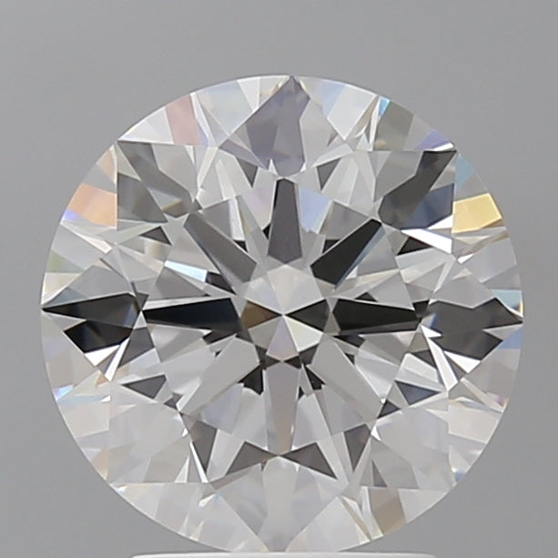 3.10 Carat Round Shaped, Ideal Cut, F Color, VVS2 Clarity, IGI Certified Lab Grown Diamond