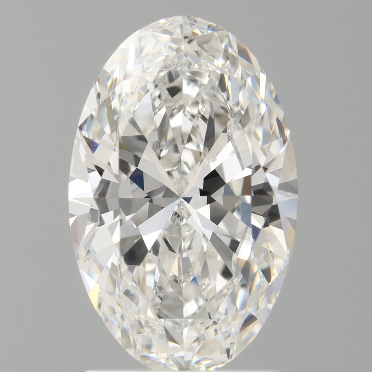 2.05 Carat Oval Shaped, Ideal Cut, E Color, VVS2 Clarity, IGI Certified Lab Grown Diamond
