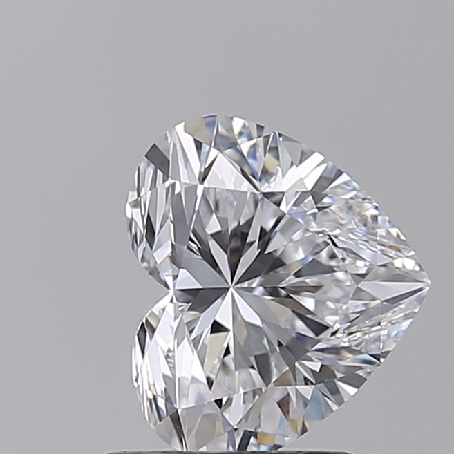 1.55 Carat Heart Shaped, Ideal Cut, D Color, VVS1 Clarity, IGI Certified Lab Grown Diamond