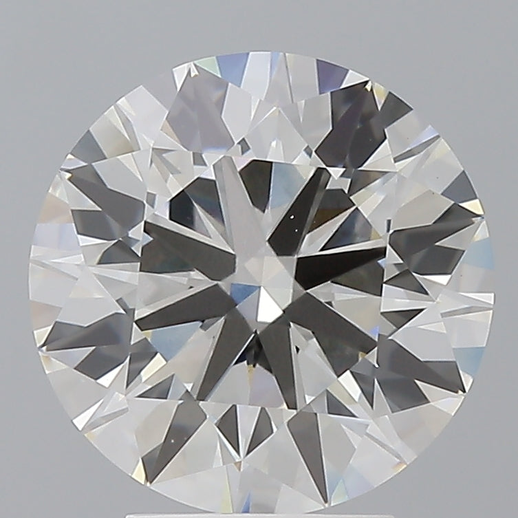 4.01 Carat Round Shaped, Ideal Cut, F Color, VVS2 Clarity, IGI Certified Lab Grown Diamond