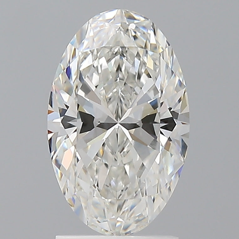 2.04 Carat Oval Shaped, Ideal Cut, F Color, VVS2 Clarity, IGI Certified Lab Grown Diamond